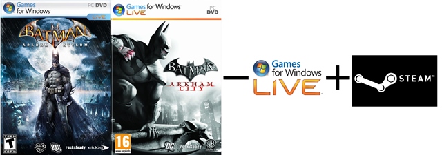 Batman GFWL (Games for Windows Live) Announcement - iLLGaming