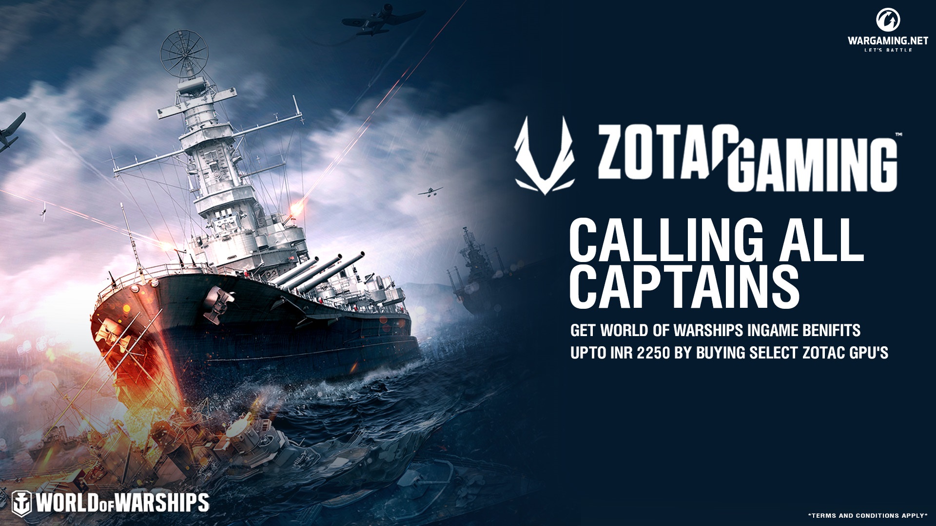 World of Warships releases Indian Bundle with ZOTAC GAMING