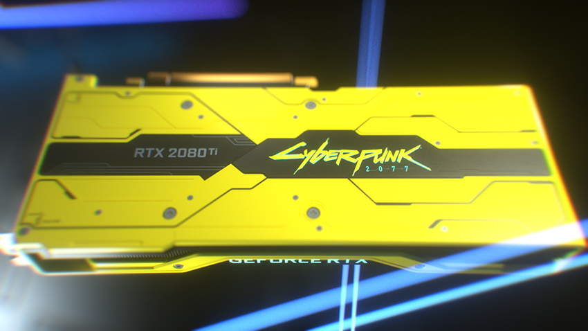 Nvidia is giving away the beautiful (and rare) GeForce RTX 2080 Ti Cyberpunk 2077 Edition GPU