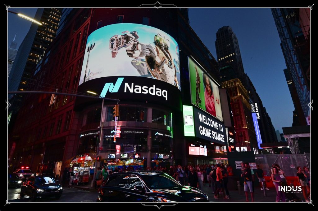 Indus featured in Times Square