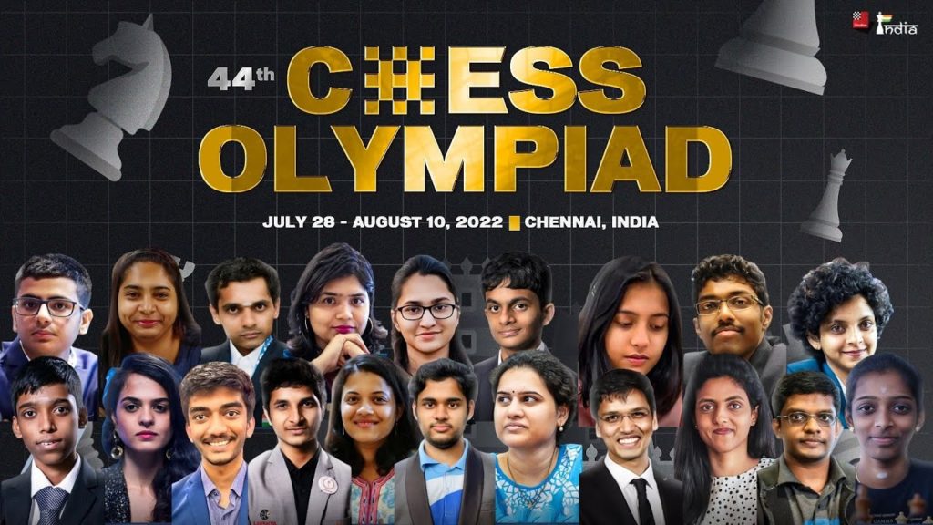 44th Chess Olympiad starting from 28th July 2022