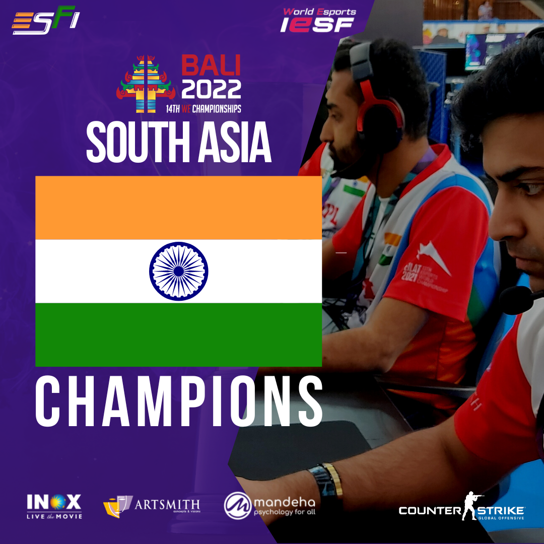 India qualifies for 14th World Esports Championships in CS:GO Regionals_Champions_CSGO