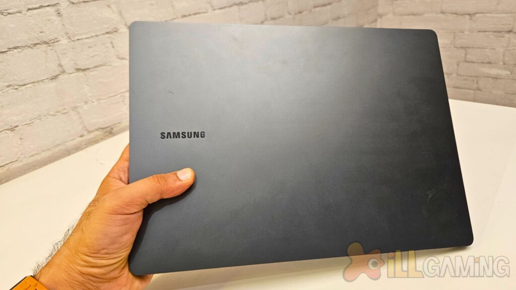 Samsung Galaxy Book 3 Pro 14" held in hand
