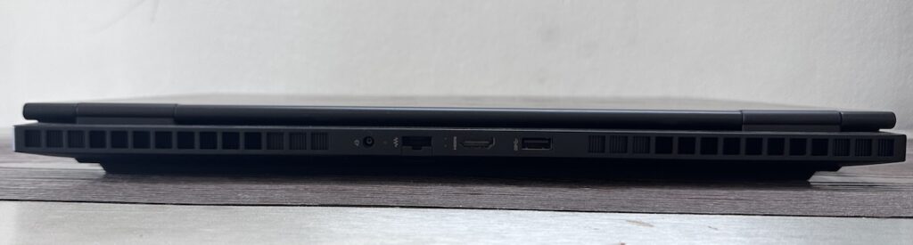 Rear Side of the Omen 16 2023